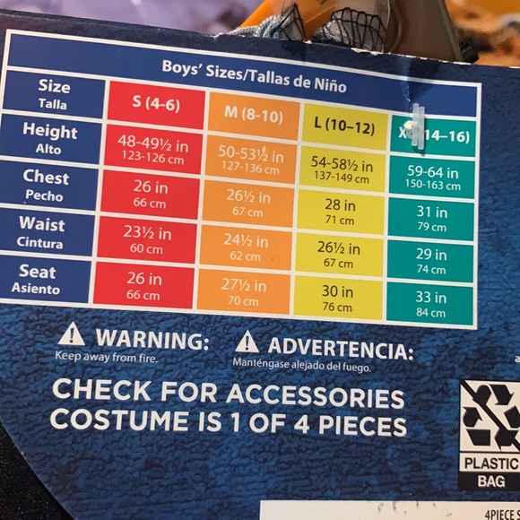 Batman Boys Light Up Halloween Costume Medium 8-10 - Picture 6 of 6